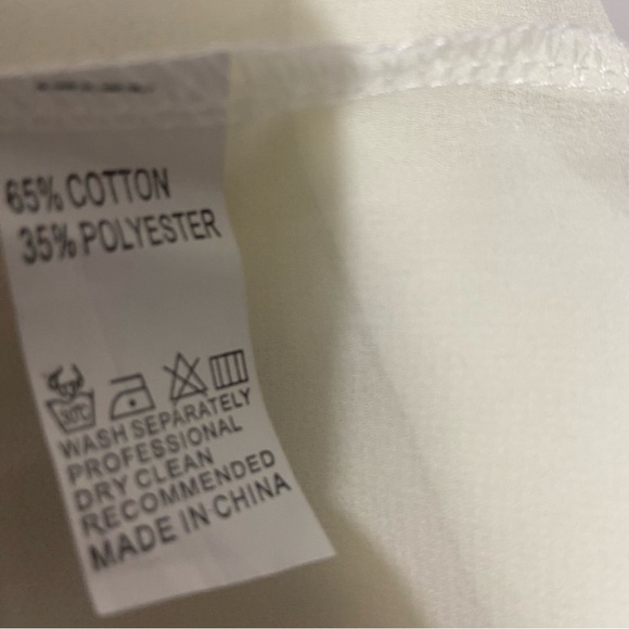 Simply Couture women beige sheer sleeveless two frill hemline top. Size 1XL. NWT - Picture 8 of 8